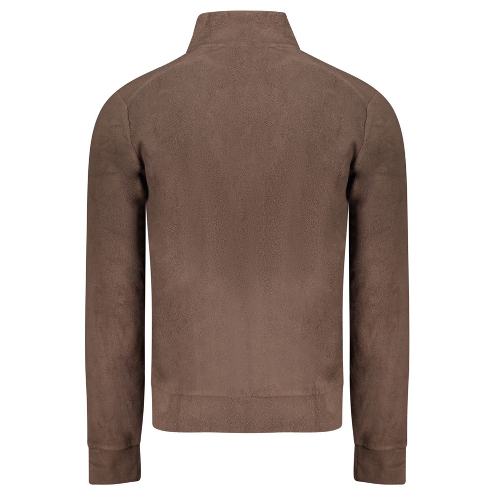 Accademia Militare Brown Polyester Men's Sweatshirt