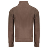 Accademia Militare Brown Polyester Men's Sweatshirt
