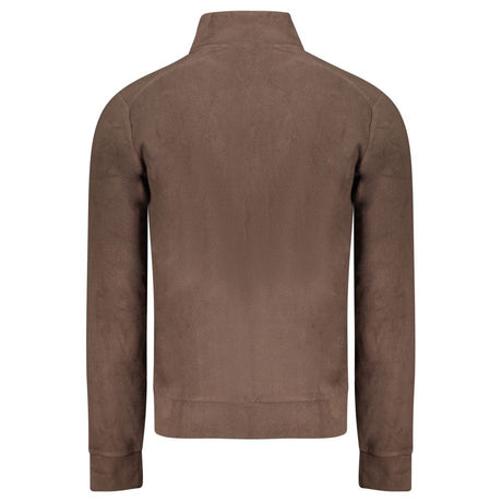 Accademia Militare Brown Polyester Men's Sweatshirt