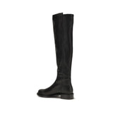 Stuart Weitzman Black Napa Leather / Calf Bos Taurus Over The Knee