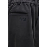 Y-3 Black Polyester Athletic Pants