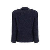 Giorgio Armani Blue Polyamide Blazer