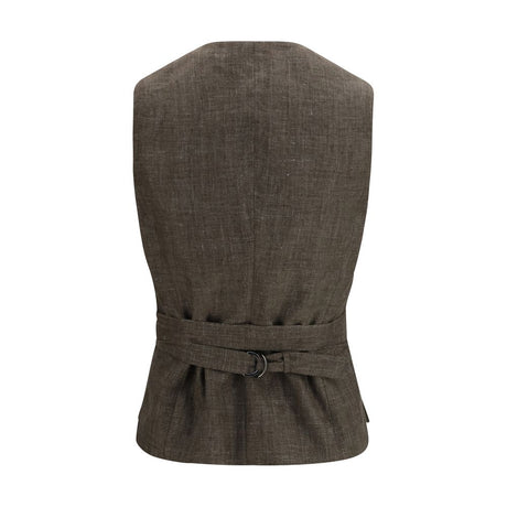 Brunello Cucinelli Brown Linen Blazer