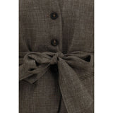 Brunello Cucinelli Brown Linen Blazer