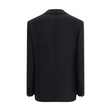 The Row Black Wool Oves Aries Blazer