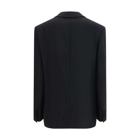 The Row Black Wool Oves Aries Blazer