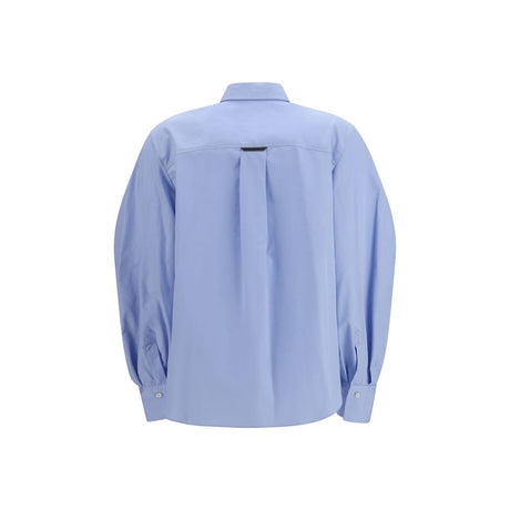 Brunello Cucinelli Blue Cotton Blouse