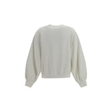 Brunello Cucinelli White Cotton Sweatshirt