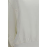 Brunello Cucinelli White Cotton Sweatshirt