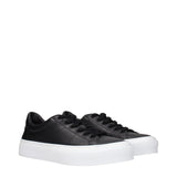 Givenchy Black Leather Low Top Sneakers
