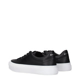 Givenchy Black Leather Low Top Sneakers