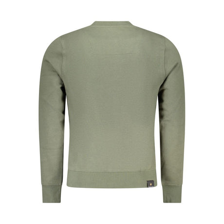 Accademia Militare Green Cotton Menswear Sweatshirt
