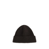 Prada Brown Wool Oves Aries Beanie