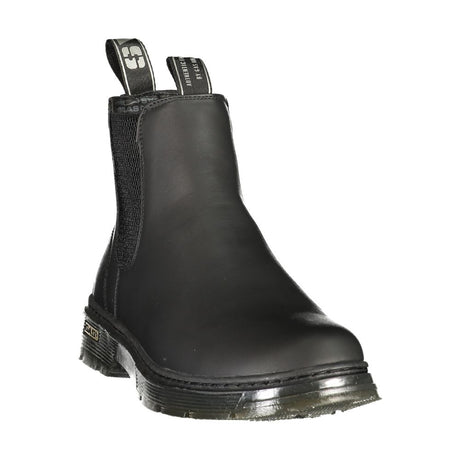 Gas Black Polyurethane Women's Bootie