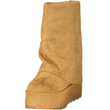 Laura Biagiotti Brown Polyurethane Women's Boot