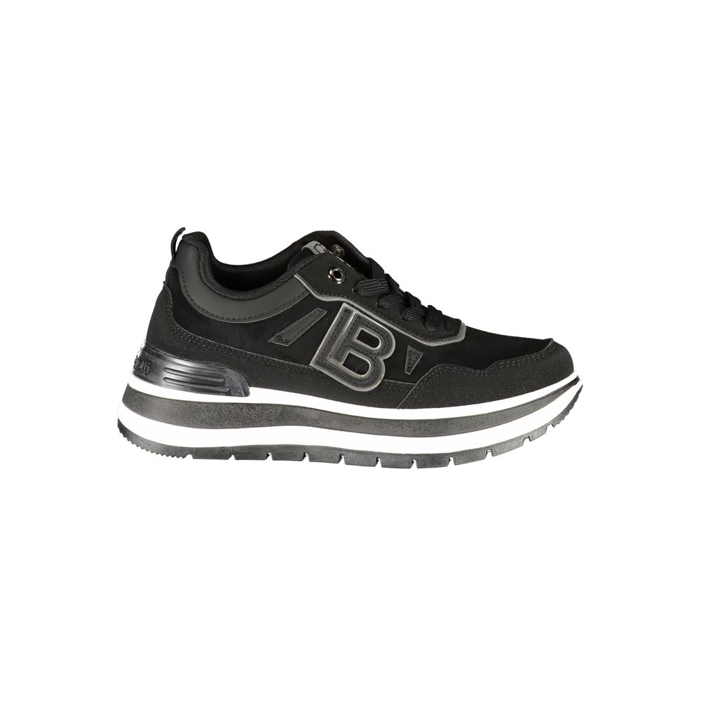 Laura Biagiotti Black Polyurethane Women's Sneaker