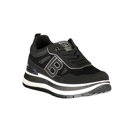 Laura Biagiotti Black Polyurethane Women's Sneaker