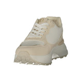 Laura Biagiotti Beige Polyurethane Female Sneaker