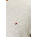 Calvin Klein Jeans Beige Cotton Long Sleeve T-Shirt
