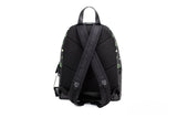 MCM Color Splash Visetos Black Green Purple Medium Mixed Leather Backpack Bookbag