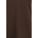 Brunello Cucinelli Brown Silk Sleeveles T-Shirt