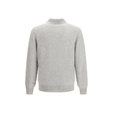 Brunello Cucinelli Gray Cashmere Polo Shirt