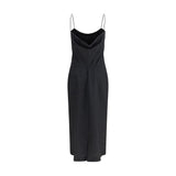 Calvin Klein Gray Wool Oves Aries Cocktail Dress