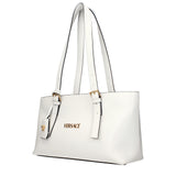 Versace White Leather Shoulder Bag