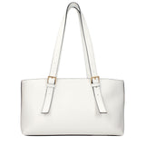 Versace White Leather Shoulder Bag