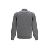 Brunello Cucinelli Gray Cashmere Sweatshirt