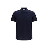 Burberry Blue Cotton Polo Shirt