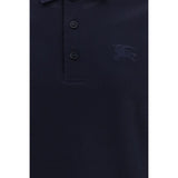 Burberry Blue Cotton Polo Shirt