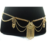 Exaggerated Alloy Body Chain for Beach Bikini