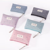 Women's Printed Canvas Travel Makeup Organizer Bag