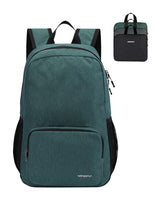 WATERFLY Lightweight Packable Hiking Backpack: 20L Small Foldable Travel Bag Resistant Backpacks for Women Men Camping Vacation Beach Park Outdoor Sports Daypack