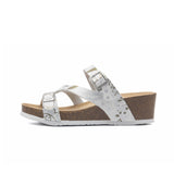 Cork Heeled Slippers for Elevated Outdoor Beach Style