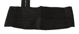 Dolce & Gabbana Elegant Black Dotted Silk Cummerbund