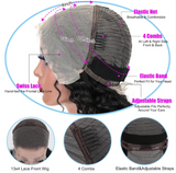 Deep Wave Front Lace Human Hair Wig