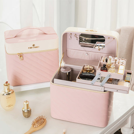 Fashionable Portable Makeup Bag and Storage Box