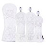 Black PU Leather Golf Club Headcovers