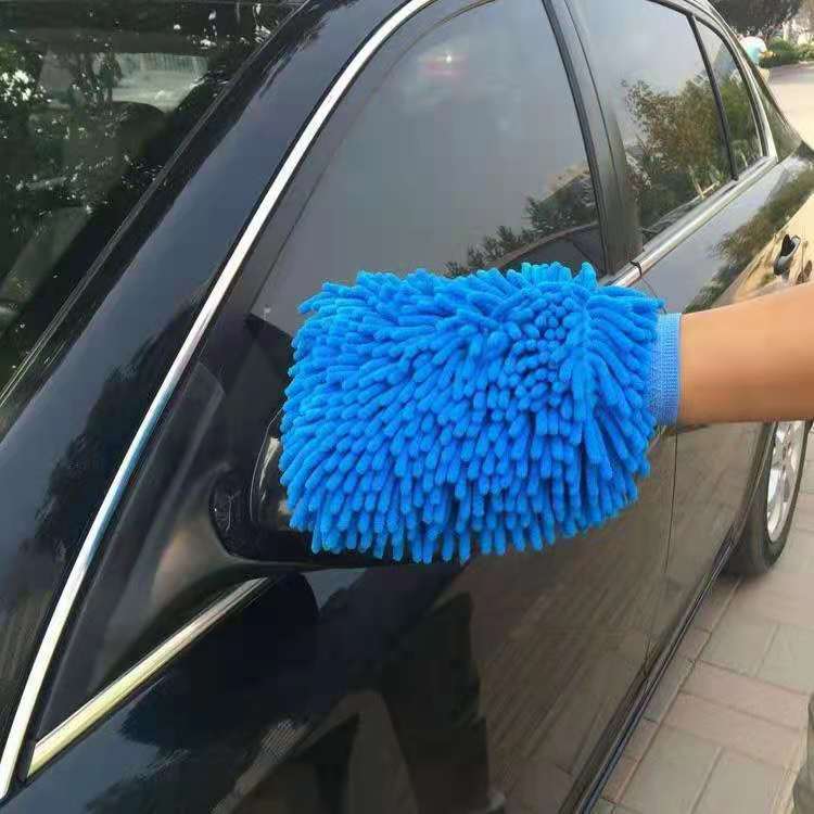 Chenille Car Wash Gloves and Cleaning Cloth Tool