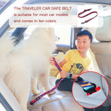DODOPET Pet Car Safety Belt with Adjustable Buckle