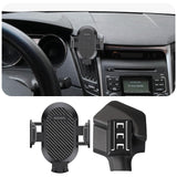 AOUKKL Car Phone Holder Fits for Hyundai Sonata 2011-2014 AccessoriesThick Cases FriendlyCell Phone Mount for 4.7-7 in Phones360 Degree RotationEasy to Install