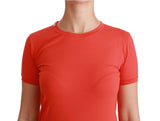 Dolce & Gabbana Elegant Red Crewneck Short Sleeve Tee