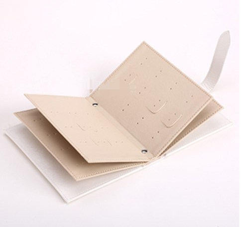 Leather Jewelry Organizer - Earring Storage Box