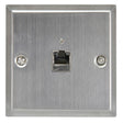 AV:link Wallplate CAT5 Connection Steel 122.297UK