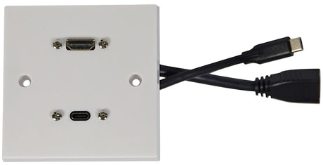 AV:Link WALL PLATE USB-C/HDMI 8K 122.387UK