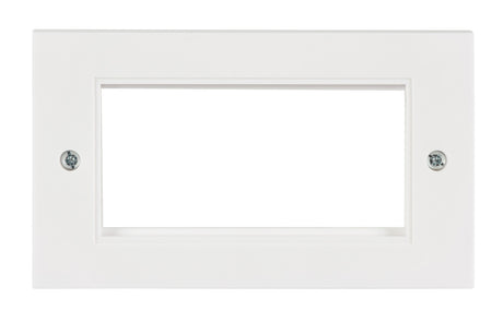 AV:Link Wall Plate Frame Double 4 Modules 122.505UK