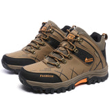 Men's High-Top Anti-Slip Hiking Shoes for Outdoors