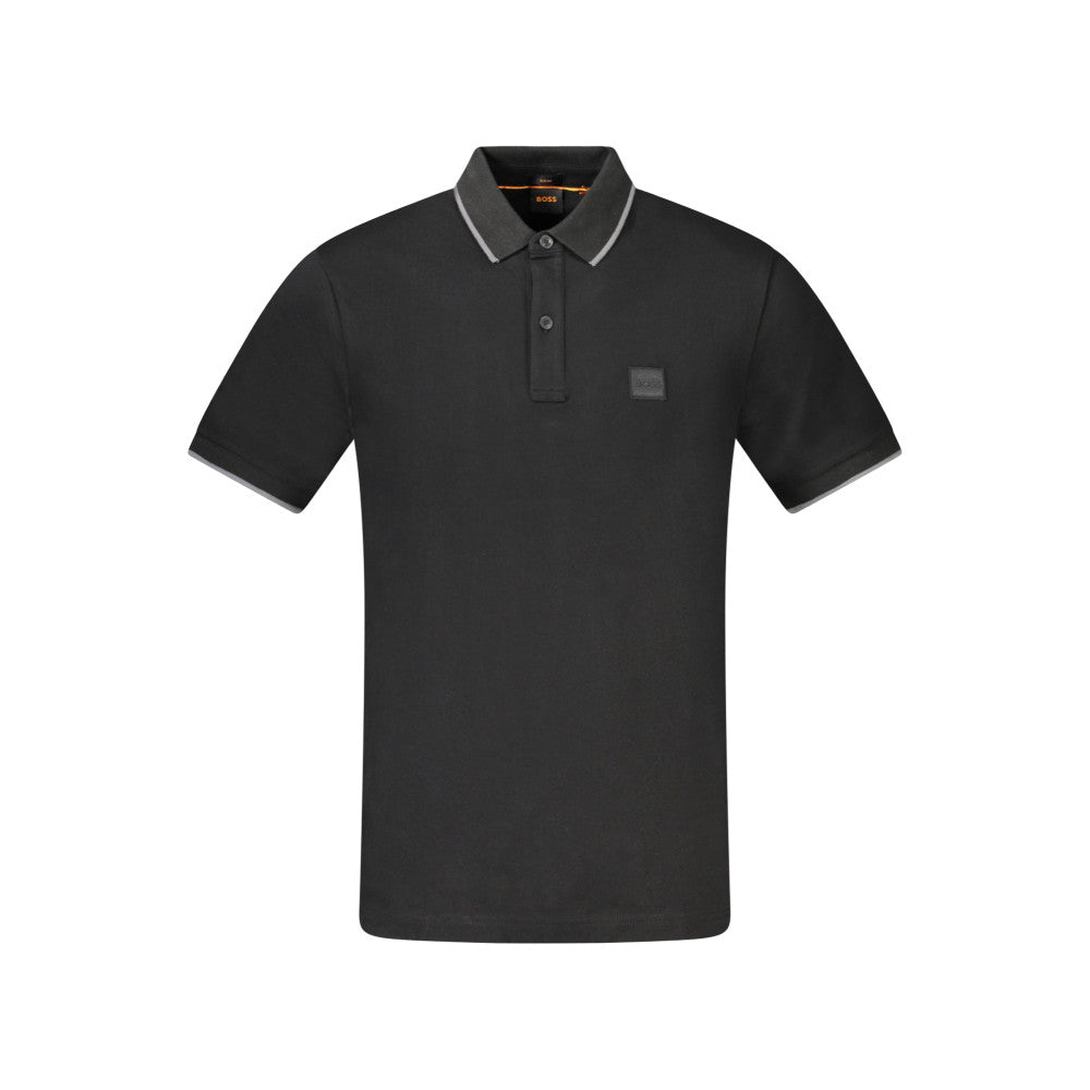 Hugo Boss Short Sleeved Polo Shirt Black - Men's